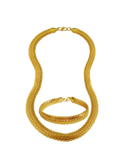 Chain Bracelet Combo Gold Plated